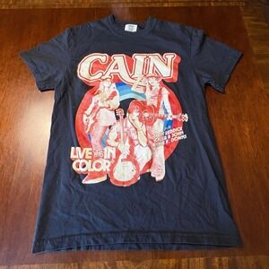 CAIN Live and In Color Tour Christian Band Graphic Tee Comfort Colors Small